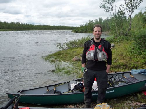 Spezielle Schwimmweste Kanutour